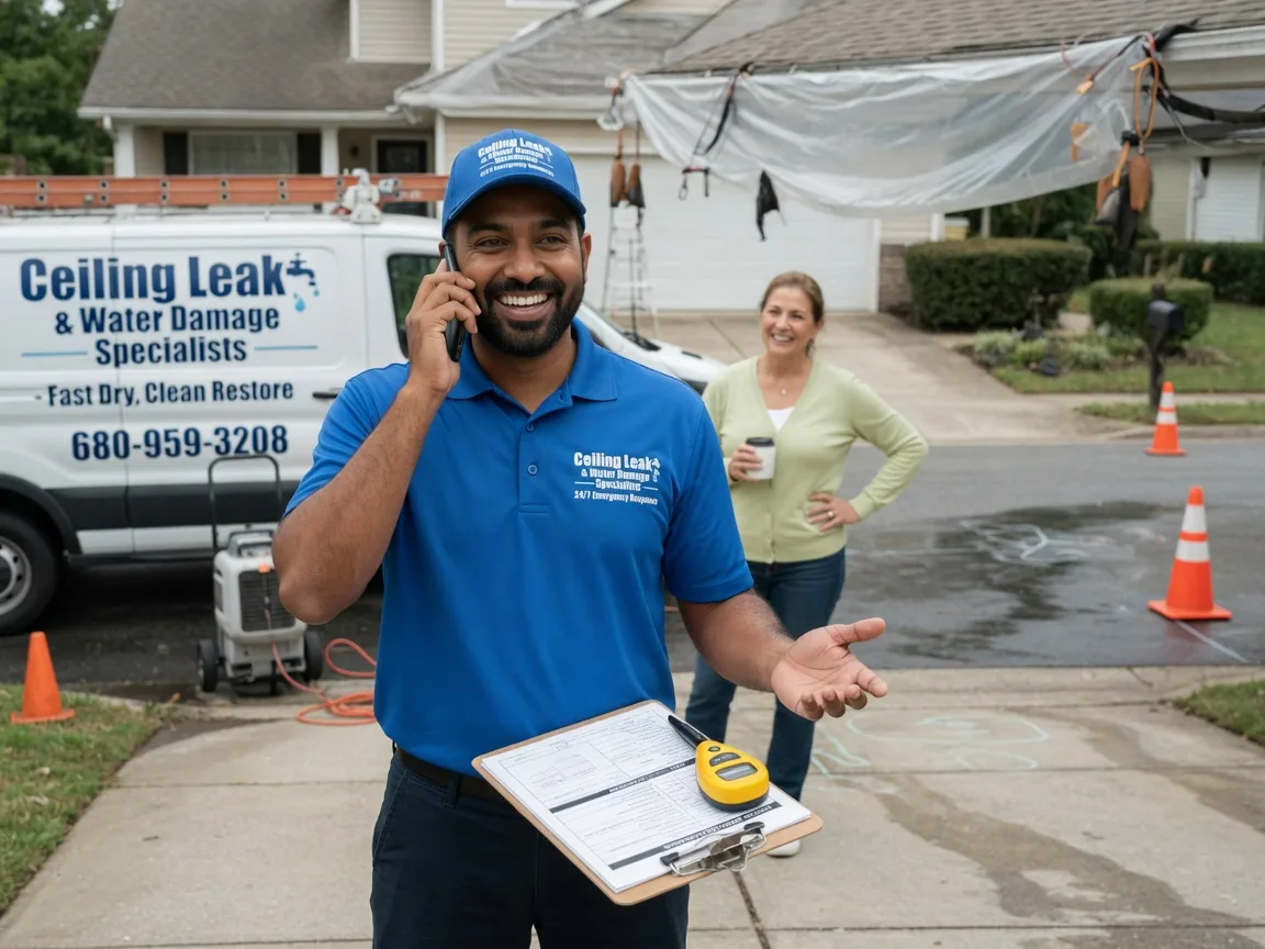 Ceiling Leak Cleanup Waynesboro, GA FAQs
